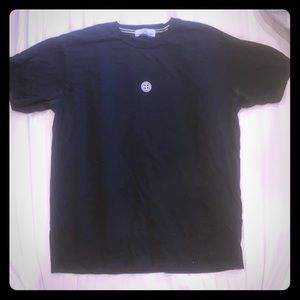 Stone Island back reflective logo tee